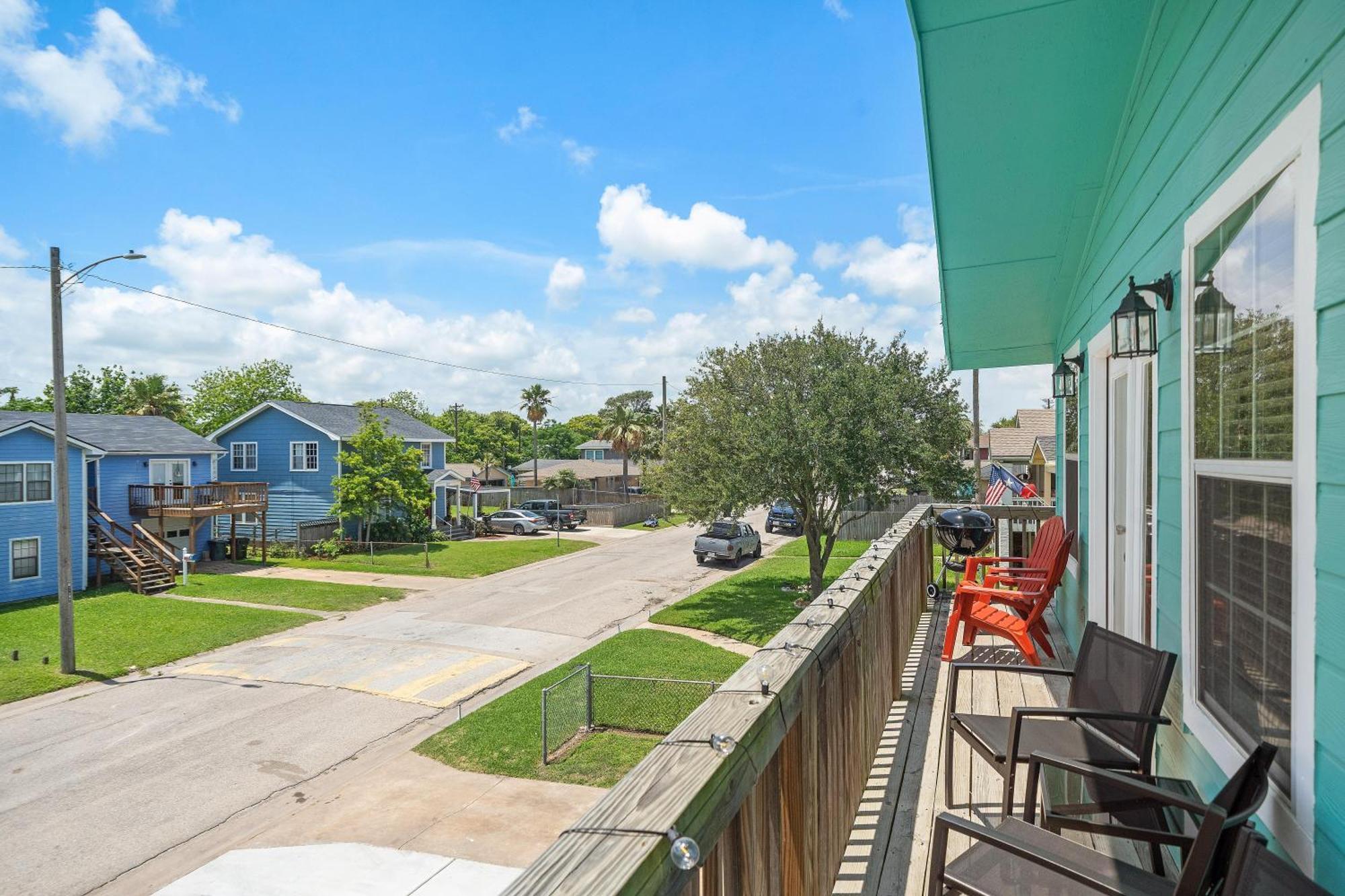 Nr Beach Pier Oasis Game Tables Yard Bbq Galveston Extérieur photo